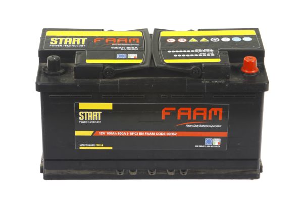 Акумулятор 6СТ-100, FAAM START 00R52 800А, 12В, 100А*год
