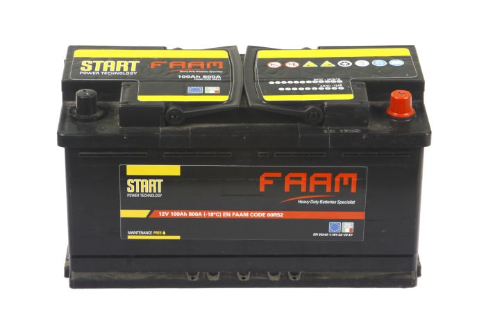 Акумулятор 6СТ-100, FAAM START 00R52 800А, 12В, 100А*год