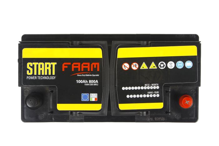 Акумулятор 6СТ-100, FAAM START 00R52 800А, 12В, 100А*год