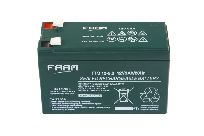 Акумулятор FAAM FTS12-9.0, 12В, 9А*год