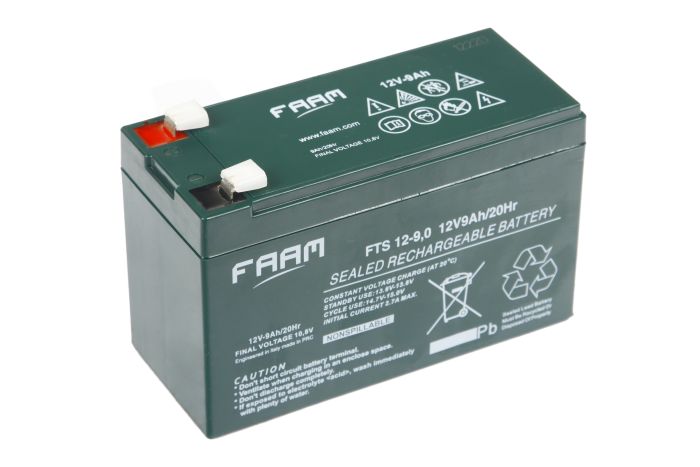 Акумулятор FAAM FTS12-9.0, 12В, 9А*год