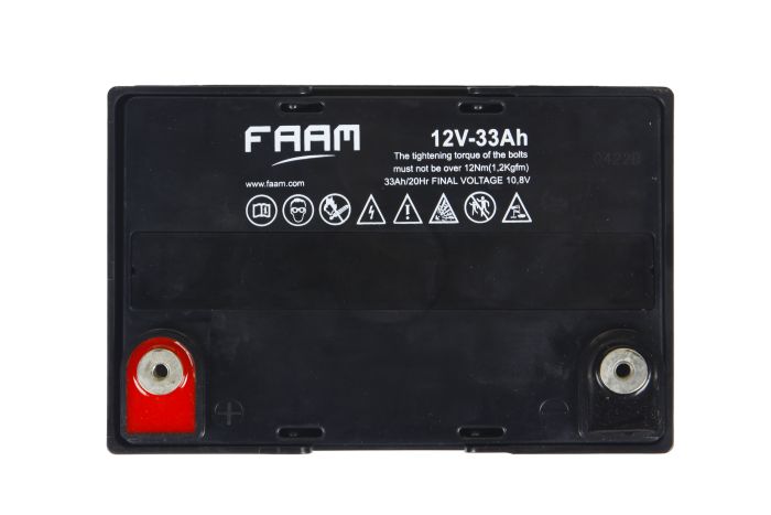 Акумулятор FAAM FHP12-33, 12В, 33А*год