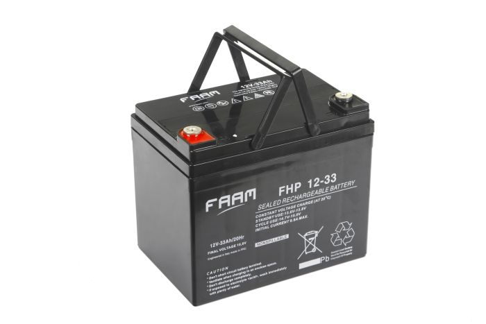 Акумулятор FAAM FHP12-33, 12В, 33А*год