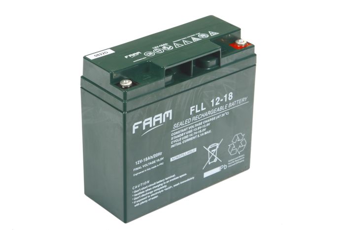 Акумулятор FAAM FLL12-18, 12В, 18А*год