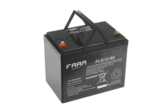 Акумулятор FAAM FLG12-60, 12В, 60А*год