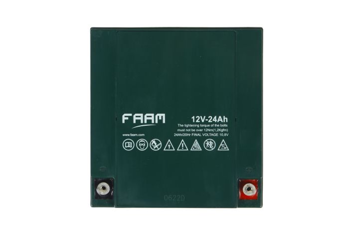 Акумулятор FAAM FLL12-24, 12В, 24А*год