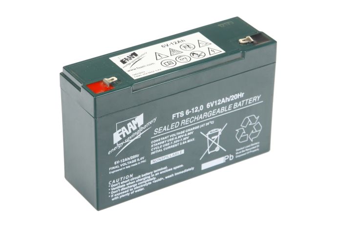 Акумулятор FAAM FTS6-12.0, 6В, 12А*год