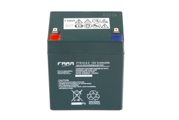 Акумулятор FAAM FTS12-5.0, 12В, 5А*год