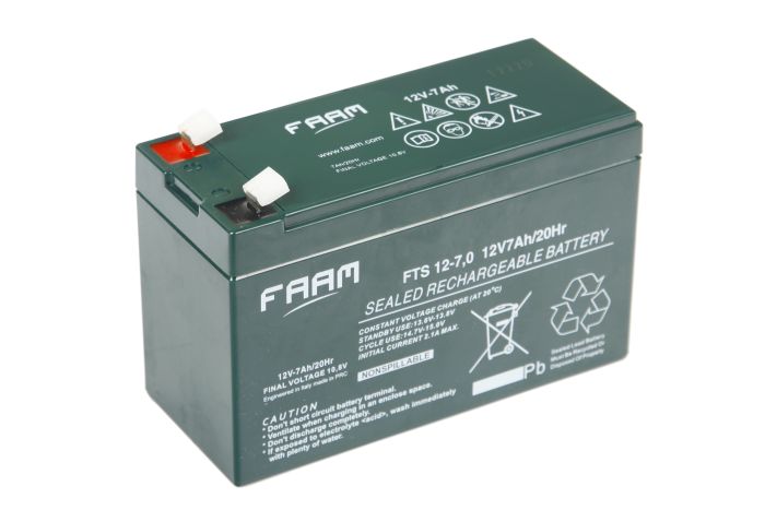 Акумулятор FAAM FTS12-7.0, 12В, 7А*год