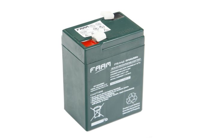 Акумулятор FAAM FTS6-4.0, 6В, 4А*год