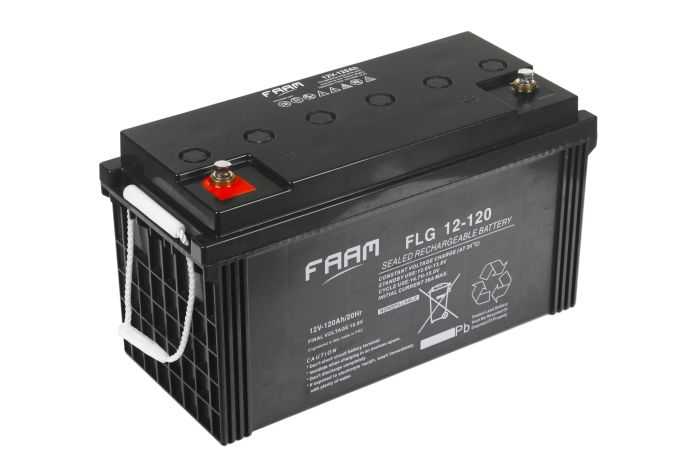 Акумулятор FAAM FLG12-120, 12В, 120А*год