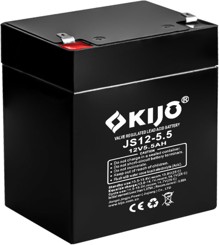 Акумуляторна батарея KIJO JS12-5.5, 12V, 5.5Ah
