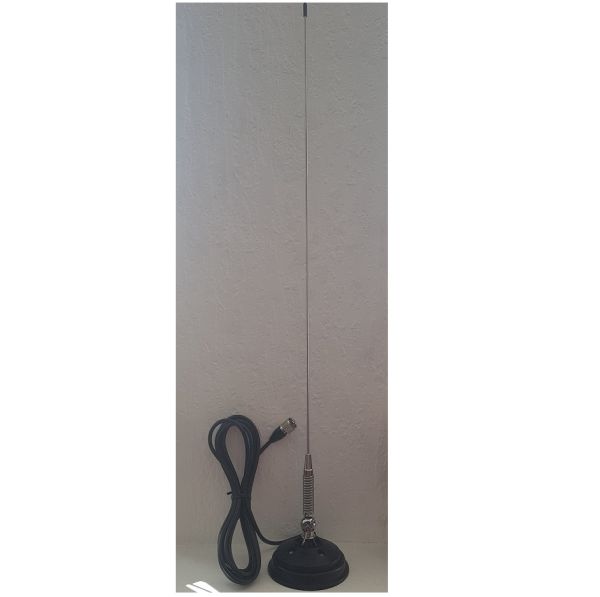 Антена автомобільна SIRIO MGA 108-550 VHF (108-550 МГц) на магніті (70 см)