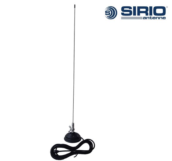 Антена автомобільна SIRIO SMA 108-550 SL VHF на магніті (70 см)