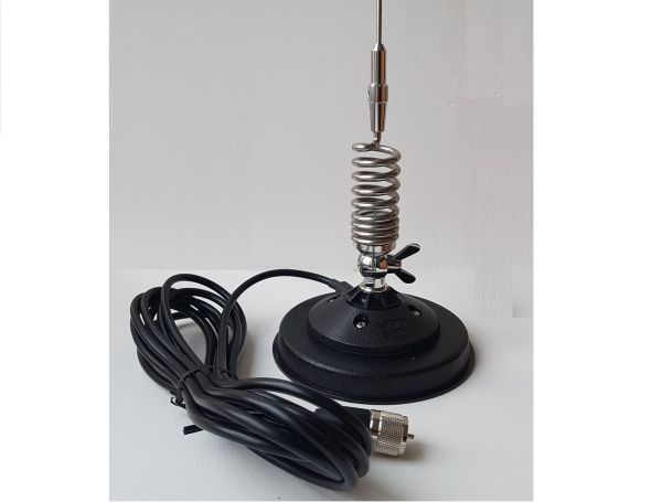 Антена автомобільна SIRIO SMA 47/135 VHF (135-175 МГц, 1.5 м) на магніті