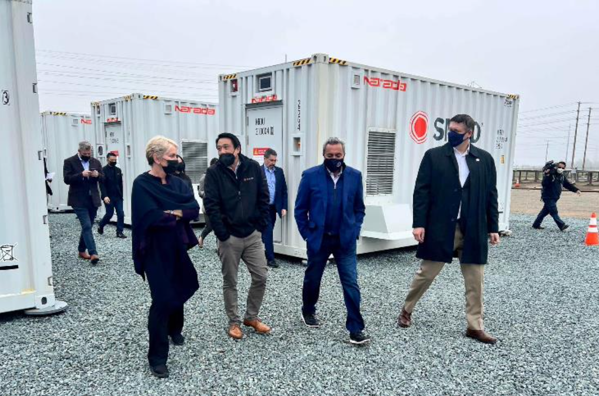 Дженнифер Грэнхолм, министр энергетики США, посетил проект в декабре 2021 года